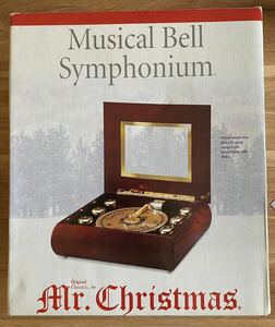 【レア】動作確認済　Mr.Christmas　ミスタークリスマス　「Musical Bell Symphonium」6ベル　ディスク16枚　オルゴール 箱付 現状品