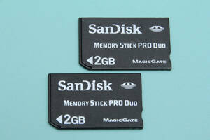 2GB SanDisk メモリースティック PRO Duo ●2枚セット● Memory Stick 