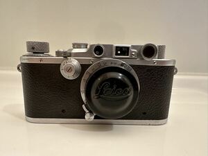 [1円スタート]希少！Leica ライカ Ernst Leitz Wetzlar D.R.Pフィルムカメラ　当時物カバー付き　ジャンク品