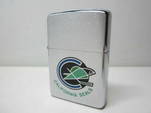 ☆Vin-Zippo☆ NHL CALIFORNIA SEALS カリフォルニアシールズ ケース ヴィンテージ 1966年　