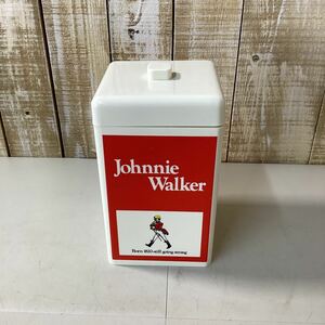 昭和レトロ Johnnie Walker ジョニーウォーカー アイスペール アイスボックス 氷入れ ウイスキー プラスチック製