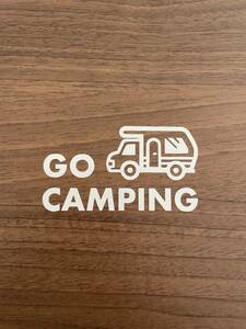 117. 【送料無料】 GO CAMPING カッティングステッカー キャンピングカー キャンプ CAMP アウトドア【新品】