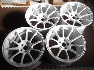 希少レアサイズカラーRAYS鍛造軽量ZE40-18インチPCD114.3-5HのOFF+14-11JTE37CE28RE30NISMO NISMOGT-R3334