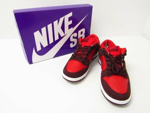 未使用 NIKE SB DUNK LOW PRO DM0807-600 CHERRY 27.5cm スニーカー 靴 ●A9370