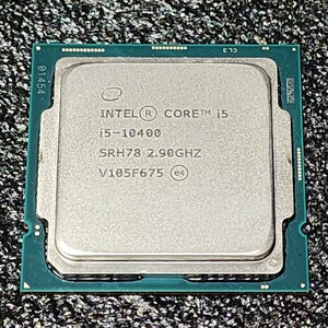 CPU Intel Core i5 10400 2.9GHz 6コア12スレッド CometLake PCパーツ インテル 動作確認済み