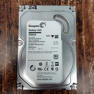 【正常判定】Seagate HDD 3.5インチ 2TB 使用時間 11349時間 ハードディスク パソコン