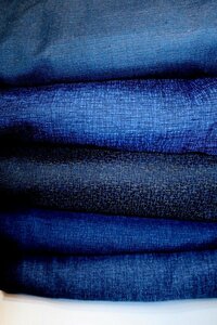 壱金1659 ウールのアンサンブル（男の着物と羽織の上下）５組セットК紺・藍瑠璃・青緑の無地感 サイズいろいろですが全てかなり綺麗です