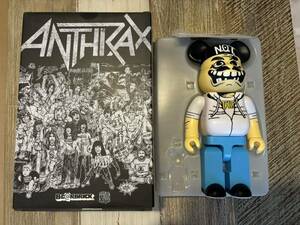 ★400%のみ★ANTHRAX NOTMAN ベアブリック/BE@RBRICK 400%(メディコムトイ・フィギュア)