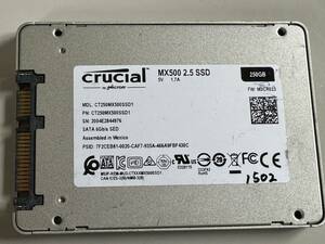 CRUCIAL SSD 250GB【動作確認済み】1502　