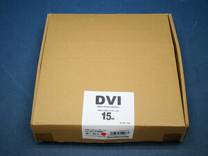 sanwa サンワサプライ KC-DVI-150G DVIシングルリンクケーブル 15m 9.8mm デジタル DVIディスプレイ用ケーブル 中古
