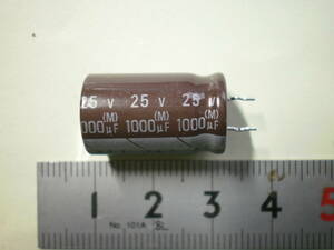 電解コンデンサー 1000μF　25V ELNA　5個セット　未使用品　【複数セット有】　【管92-3】