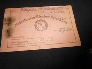 戦前　第11回オリンピック　ベルリン大会　関係乗車券　表紙付３枚　傷み有　1936年　送料94円