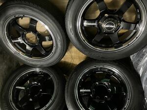 岐阜市〜手渡し可RAYSレイズ TE37SB tourerツアラー 17×6.5j ＋38 139.7-6穴 200系ハイエース専用!タイヤ&ホイール車検対応品！鍛造超軽量