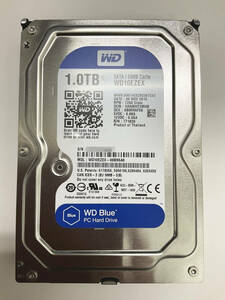 【中古ＨＤＤ・１週間不良対応】Western Digital BLUE WD10EZEX　1TB　7200rpm　HDD