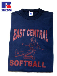 Made in U.S.A. RUSSELL ATHLETIC NU BLEND Tシャツ　SOFTBALL EAST CENTRAL アメリカ製　美品　ソフトボール