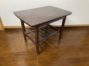 karimoku オールドカリモク サイドテーブル センターテーブル 小さめ 天板57.5cm×39.5cm 高さ45cm 