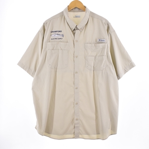 古着 コロンビア Columbia PFG 半袖 フィッシングシャツ メンズXXL /eaa336230 【SS2309】