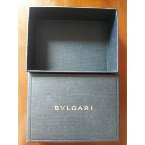 ブルカリ BVLGARI 財布 購入時の箱のみ 空き箱 外装 パッケージ 黒 外箱 空箱 ギフトボックス 贈答 プレゼント 保管用 収納用 専用 ケース