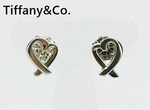 [中古]Tiffany & Co. ティファニー ラビングハート 925 シルバー ピアス