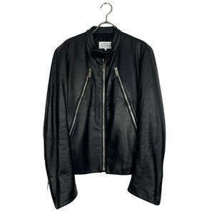 Maison Margiela(メゾン マルジェラ) 八の字 leather jacket 2015 (black)