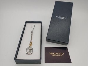 ★箱付き美品★ MIKIMOTO ミキモト ネームストラップ 「A」