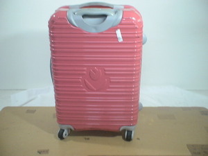2639　ピンク TSAロック付　鍵付　スーツケース　キャリケース　旅行用　ビジネストラベルバック