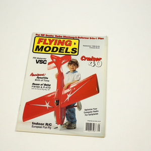 ◎★【送料無料】模型飛行機雑誌■FLYING MODELS（September 1998）ラジコン/プラモデル/フリーフライト/Ｕコン（コントロール・ライン）