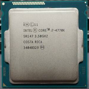 【動作確認済】Intel Core i7 4770K LGA1150 CPU本体のみ