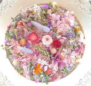 ☆Bouquet de minuit＊花材＊ヘッド＊詰合せ＊ミニ薔薇＊色々＊ハーバリウムなどの作品づくりに＊sale1円～☆