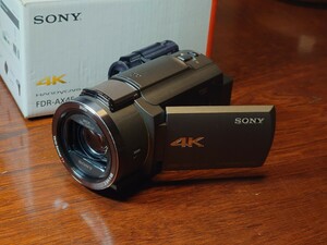 SONY ハンディカム　FDR-AX45 TI ブロンズブラウン　4Kビデオカメラ　ソニー　Handycam