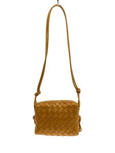 BOTTEGA VENETA◆ミニループカメラバッグ/ショルダーバッグ/レザー/CML