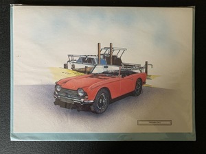 TRIUMPH TR5 グリーティングカード