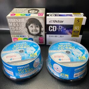 CD-R maxell Victor 音楽用 1回録音 80分 85枚まとめて