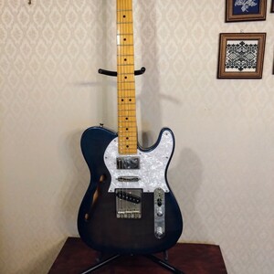 Fender Telecaster Crafted in Japan フェンダーテレキャスター ブルー青日本製シンラインfホール