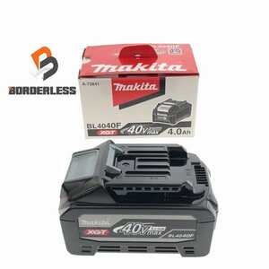 【新品未使用品!1円スタート!送料無料】makita マキタ 純正 40Vmax 4.0Ah リチウムイオンバッテリー BL4040F 雪マーク付 87224