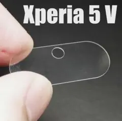 Xperia 5 V 強化ガラス加工 背面カメラ保護フィルム 2枚