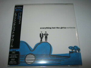 Everything But the Girl エヴリシングバットザ・ガールズ / WORLDWIDE レア帯付紙ジャケCD 未開封 TRACEY THORN BEN WATT