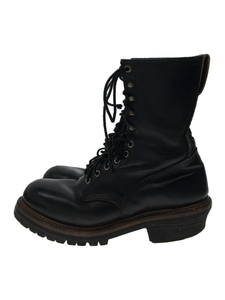 RED WING◆ブーツ/US8/BLK/レザー