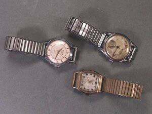 ∇花∇コレクター蒐集品初出し BENRUS・LONGINES・HERODIA 腕時計3点セット 動作します