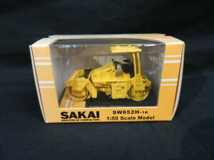1/50 SAKAI SW652H-1K VIBRATORY TANDEM ROLLER 箱入り 非売品 ノベルティ サカイ タンデムローラー