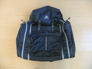 ADIDAS POLYESTER BAG navy black grey エース謹製 エース社 アディダス　バッグ 黒紺灰 大容量 遠征 旅行 二泊三日