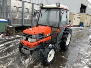 茨城県 クボタ トラクター GL33 3887h 33馬力 パワステ キャビン KUBOTA ロータリー RL16G 中古 直Q8508302