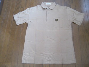 半袖・ポロシャツ・ブラウン・M・綿１００％・日本製