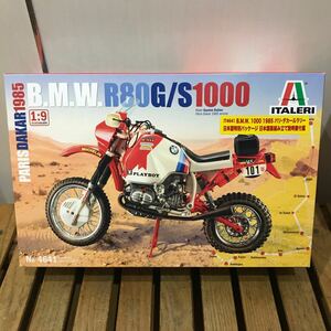 未開封新品 1/9 ITALERI 1985パリダカ BMW R80 G/S 1000 プラモデル！