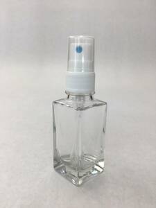 ★送料込み★ 特価 10本セット 新品 角形 透明瓶 スプレー ミスト 容器 30ml アロマ ルームフレグランス フローラルウォーター