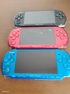 【送料無料】SONY　 プレステーションポータブル　PSP3000　3台　ジャンク　部品取り用
