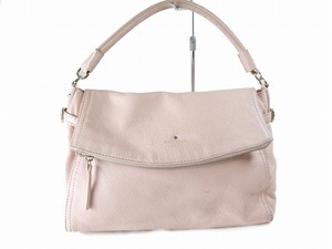 ケイトスペード　kate spade NEW YORK　★　ハンドバッグ　ショルダーバッグ　★　ペールピンク　レザー　9208