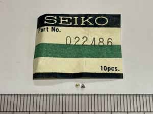 SEIKO セイコー 022486 2個 新品4 長期保管品 純正パーツ デッドストック 機械式時計 日の裏車受ネジ 56GS KS cal5641A