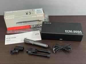 SONY ソニー ECM-959A コンデンサーマイク 動作未確認 現状品