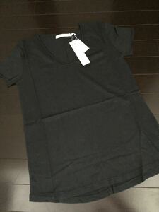 AZUL by moussy アズールバイマウジー AZUL basic ベーシック Vネック 半袖Tシャツ Sサイズ　ダークグレー